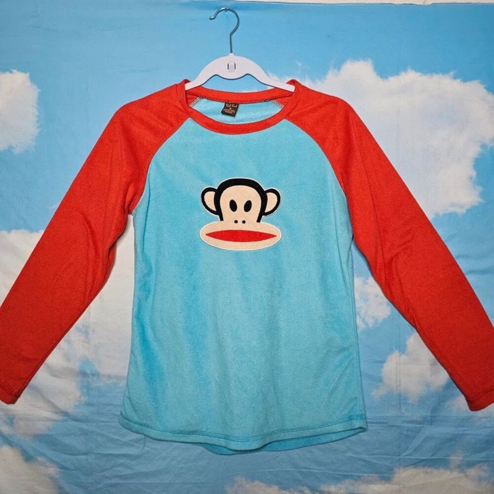 Y2k Paul Frank fleece long sleeve top Size S